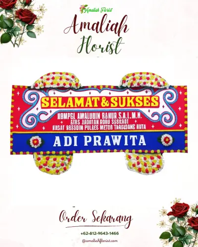 Karangan Bunga Ucapan Selamat cipining